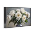 thumbnail image 2 of Stupell Industries French Country In Full Bloom White Peonies Black Framed Giclee Art, 18 x 12, by Petals Prints Design, 2 of 8