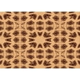 thumbnail image 1 of Ahgly Company Indoor Rectangle Patterned Yellow Orange Area Rugs, 7' x 9', 1 of 1