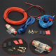 thumbnail image 5 of 1500W Audio Speakers Wiring Kit 8GA Car Subwoofer Cable 60 AMP Fuse Holder Speaker Installation Wires 18GA, 5 of 5