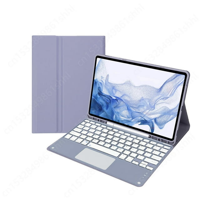 Wireless Trackpad Keyboard Teclado For iPad 10 Generation 2022 Case For Apple iPad 10 9 inch 2022 Keyboard Tablet Magnetic Cover lavender key case Arabic