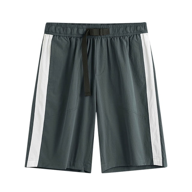 Pantalones Cortos Deportivos de los Hombres con Cordón de Bolsillo Cintura Elástica, Ligero Y Cómodo Pantalones Cortos de los Hombres Casual