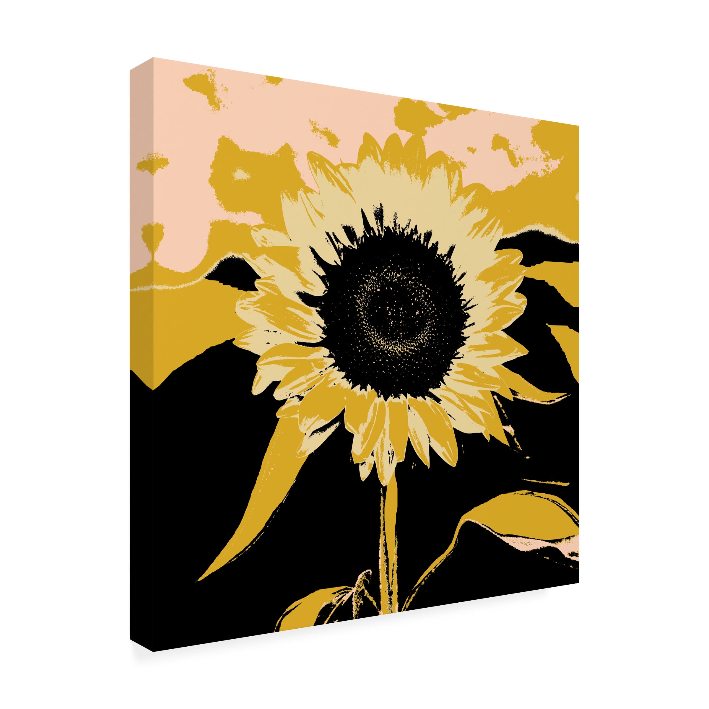 Jacob Green 'Pop Art Sunflower IV' Canvas Art