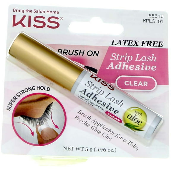 KISS Strip Lash Adhesive, 0.17 oz (6 pack) (Bundle)