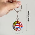thumbnail image 2 of WUSUOWEI 1PC Soccer Keychain,Metal Rotating Sports Keychain,3.94Inch,Stainless Steel Football Keychain,Keyring Pendant,Metal Ring Souvenir for Football Game,Car,Keys,Backpack,Luggage, 2 of 9
