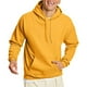 thumbnail image 2 of Hanes Men's Pullover EcoSmart Hooded Sweatshirt, gold, Large Hanes Hanes, 2 of 2