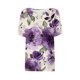 thumbnail image 4 of Fiudx Liquidación de Ofertas Flash Camiseta de Color Liso con Cuello En V para Mujer, 4 of 4