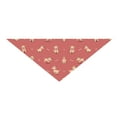 thumbnail image 2 of Mechaly Cotton Funny Dog Bandana with Designs Durable Birthday Pet Scarf (Coral), 2 of 2