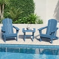 thumbnail image 5 of SERWALL Small Folding Side Table set 2, HDPE All Weather Adirondack End Table, No Assembly Required, Navy, 5 of 8