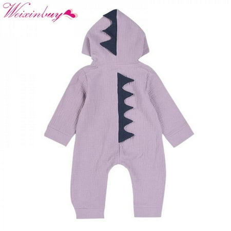 

Baby Clothes for Girls Spring Autumn Winter Newborn Baby Boys Girls Romper Cute Dinosaur Long Sleeve Warm Clothes Hooded Jumpsuit