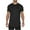 Black T Shirt, variant on Dagegui Mens Gym Workout T-Shirt Mesh Slim Fit Short Sleeve Black Tops Performance Athletic Shirts Quick Dry Moisture Wicking Running Training Tee M