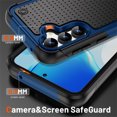 thumbnail image 3 of Allytechgroup Rugged Case for Samsung Galaxy S24 Ultra for Women Men, Slim Lightweight Heavy Duty Shockproof Hybrid TPU PC Back Cover Phone Case for Samsung Galaxy S24 Ultra, Navyblue, 3 of 8