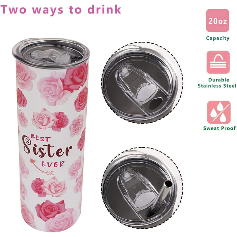 Savvy Sisters Gifts Pink Doll Skinny LV Tumbler Stainless  Steel Insulated Summer Picnic Vacation Birthday Girl Gift Lets Go Party  Doll Lover 20 oz: Tumblers & Water Glasses