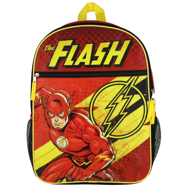 Bioworld DC Comics The Flash 16" Kids Flat Front Backpack Walmart