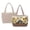 Beige - Dachshund Sunflower Butterfly, variant on ZUXONGSY Yorkshire Terrier Print Classic Quilted Satchel Handbag for Women, Reversible Tote with Multi-Pocket, Large Capacity Lightweight Top Handle Shoulder Bag for Daily Use, Camel