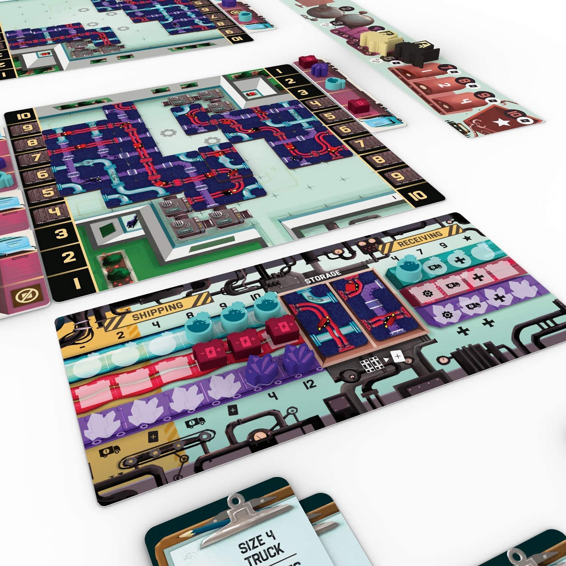Capstone Games: Curious Cargo - Strategy Board Game, 2 Players, Ages 14+, 30 to 60 Min Game Play