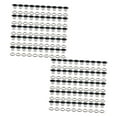 thumbnail image 4 of BLESIYA 100 Pieces Metal Eyelets Grommet Heavy Duty for Scrapbooking Belt Canvas Matt black, 4 of 8
