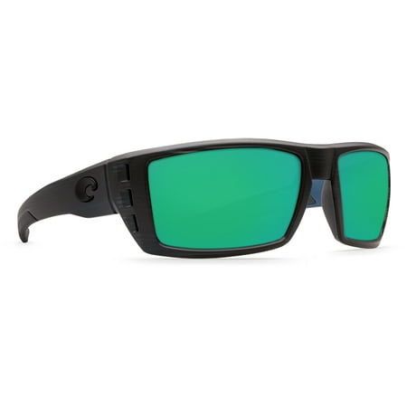 - Costa Del Mar Rafael Matte Black Teak Square Sunglasses