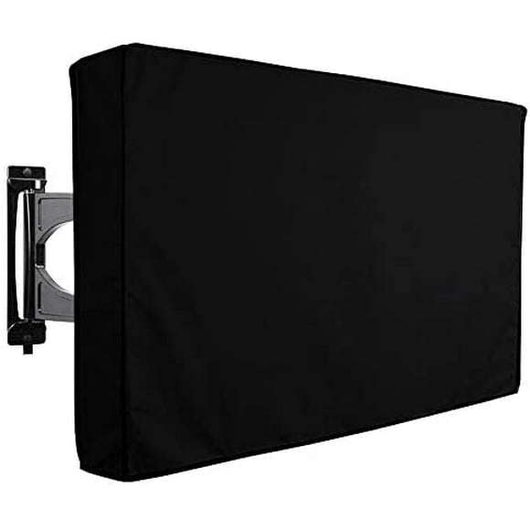 Outdoor TV Cover 22" - 26" - Black Flat Screen Cover Resistant Water Protector Dust-Proof Material for Outdoor Garden