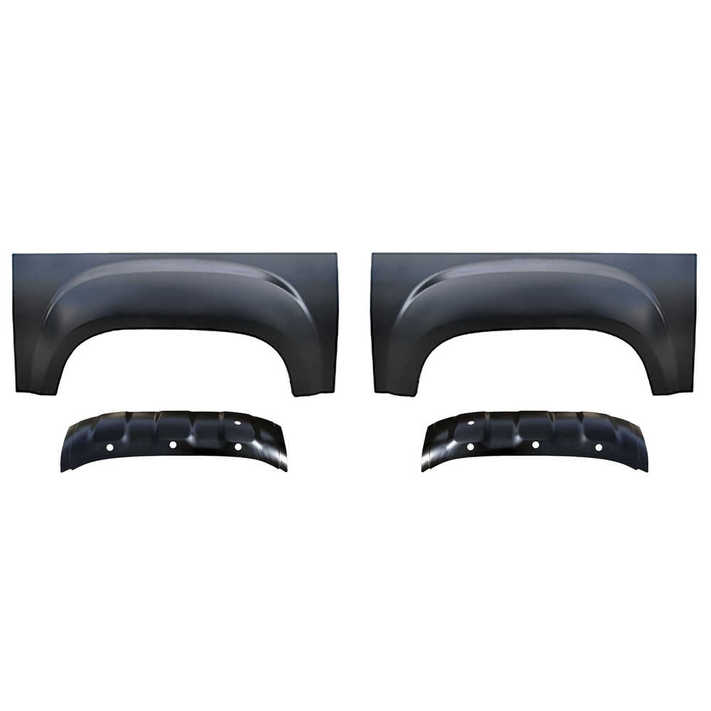 KUAFU Upper Wheel Arch Panels For GMC Sierra 07-13 6' & 8' Bed