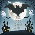 thumbnail image 4 of Halloween Bats Miniature Tree Topper Spooky Ornaments Halloween Tree Topper Mini Ornaments for Party, 4 of 4