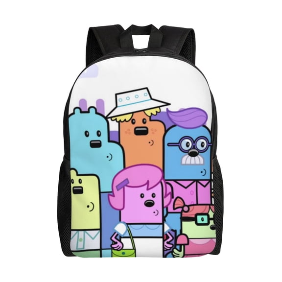 Wow Wow Wubbzy Backpack Laptop Backpack For Women 3d Printing Large Capacity Casual Daypack