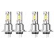 thumbnail image 4 of sweethay 4 piezas de bombilla de faro de coche de aluminio automotriz enchufe de faro de haz de automóvil actualización de luz de cabeza 650lm 20W Bombillas para automóviles sweethay VI018140-00B, 4 of 6