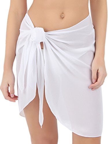 white sarong skirt