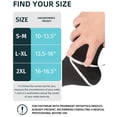 thumbnail image 4 of 2 Pairs Ankle Brace Compression Sleeves - 8-15 mmhg Open Toe Compression Socks with Arch Support for Women & Men , Relief for Swelling, Plantar Fasciitis, and Sprains – Step into Comfort and Stability, 4 of 6
