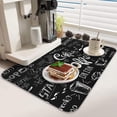 thumbnail image 3 of Dish Drying Mat for Kitchen Counter 2 Pack with Non-Slip Rubber Backing - Heat-Resistant Absorbent Coffee Bar Mat, Dish Rack Mat, Coffee Dish Drying Mats 18x24+19.5x12 inch, 3 of 7