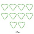 thumbnail image 3 of 10X Alliage Mousqueton Porte-Clés Taille Compacte Longue Durée Mousqueton Exquis Multicolore Fine Organisation Lisse Surface Sac Crochet Bouteille Clip Vert, 3 of 9