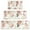Pioneer Flower Floral-3, variant on Pioneer Flower Floral Print Pattern Kitchen Rugs Sets Of 3,Kitchen Runner Rugs Non Skid Washable,Decorative Kitchen Floor Mats for Kitchen,Sink,Laundry,17"x30" 17"x47" 17"x59"