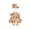 B, variant on YuanGuangQ Thanksgiving Fall Maple Goose Outfit Goose Clothes for 23 in Cement or Plastic Geese Costume Dress for Yard Lawn Outdoor Garden Duck Statue Autumn Party Holiday Decor