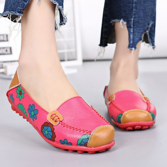 Moda mujer tobillo correa verano impresión Slip-on Sneaker Flats Shose Wmkox8yii FOPL375