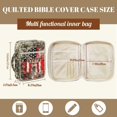 thumbnail image 7 of Xoenoiee Deer Camo American Flag Print Bible Cover for Women, Large Quilted Case with Handle, Multifunction Bible Bag Carrying Case Study Supplies Accessories, Christian Gift for Women Men, 7 of 7