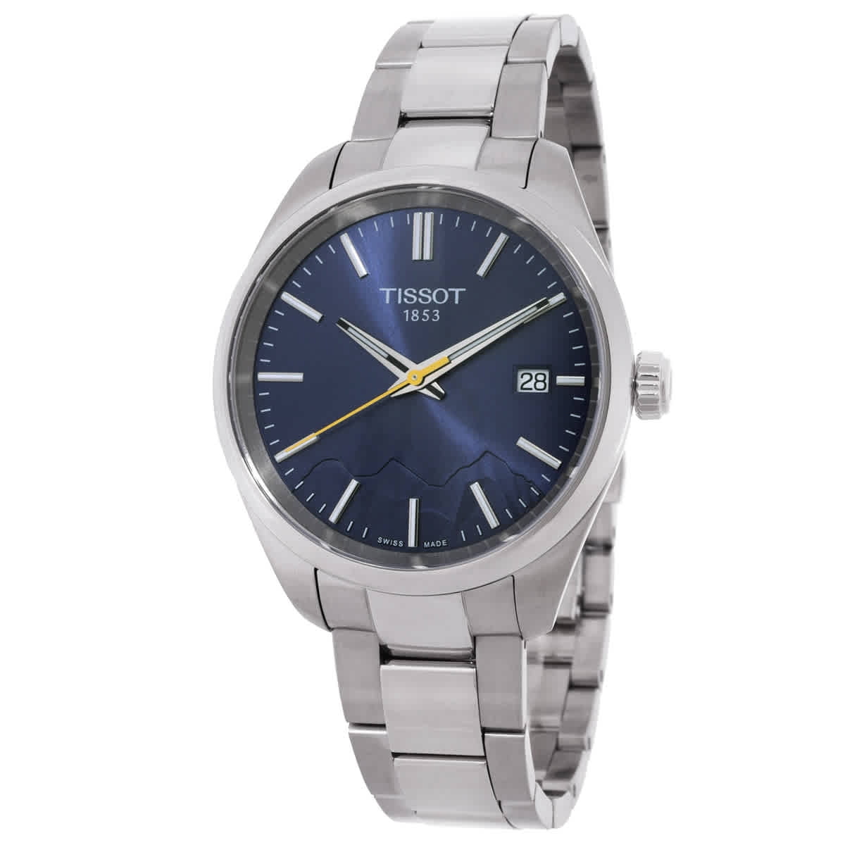 Tissot PRX 1853 Watch, Blue Dial, Swiss Stainless Steel, Quartz