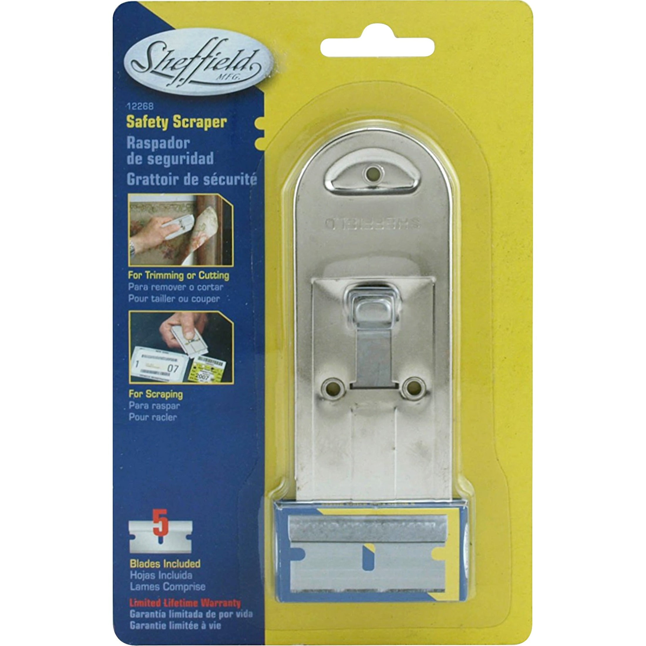 Great Neck, GNS12268, Retractable Blade Safety Scraper, 1 Each