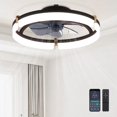 thumbnail image 1 of Ventilador de Techo DIAMONDFORGE 20" Negro con Control Remoto y Luz, 1 of 7