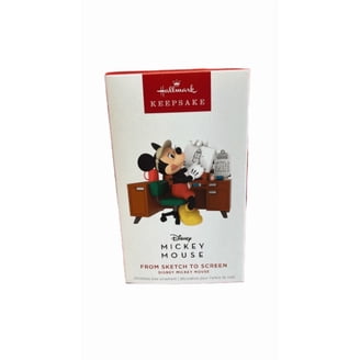 Hallmark Mini Disney Mickey Mouse Christmas Tree Ornaments, Set of