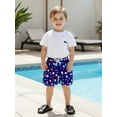 thumbnail image 6 of Rovasas Toddler Boy Patriotic Beach Shorts Flag/Popsicle Print Short Pants, 6 of 9