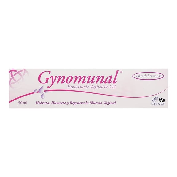 Humectante vaginal en gel Gynomunal Acido Hialuronico, Liposomas, Vitamina E, Humulus Lupulus 50 ml