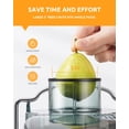 thumbnail image 3 of Exprimidor GDOR con motor de 800 W, conducto de alimentación de 3 pulgadas, doble velocidad, color blanco, 3 of 8
