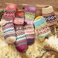 thumbnail image 5 of Laine pour Enfants Garçons Filles Randonnée Chaude Hiver Épaisse Thermique Confortable, 5 of 5