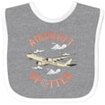 thumbnail image 3 of Inktastic Aircraft Spotter Plane Lover Boys or Girls Baby Bib, 3 of 4