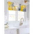 thumbnail image 3 of Valances for Windows Abstract Graffiti Rod Pocket Cafe Window Treatments Valance Curtains for Kitchen Bathroom Laundry Basement Windows 42"x12", 3 of 9