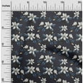 thumbnail image 2 of oneOone Rayon Blue Fabric Floral Quilting Supplies Print Sewing Fabric By The Yard 56 Inch Wide, 2 of 5