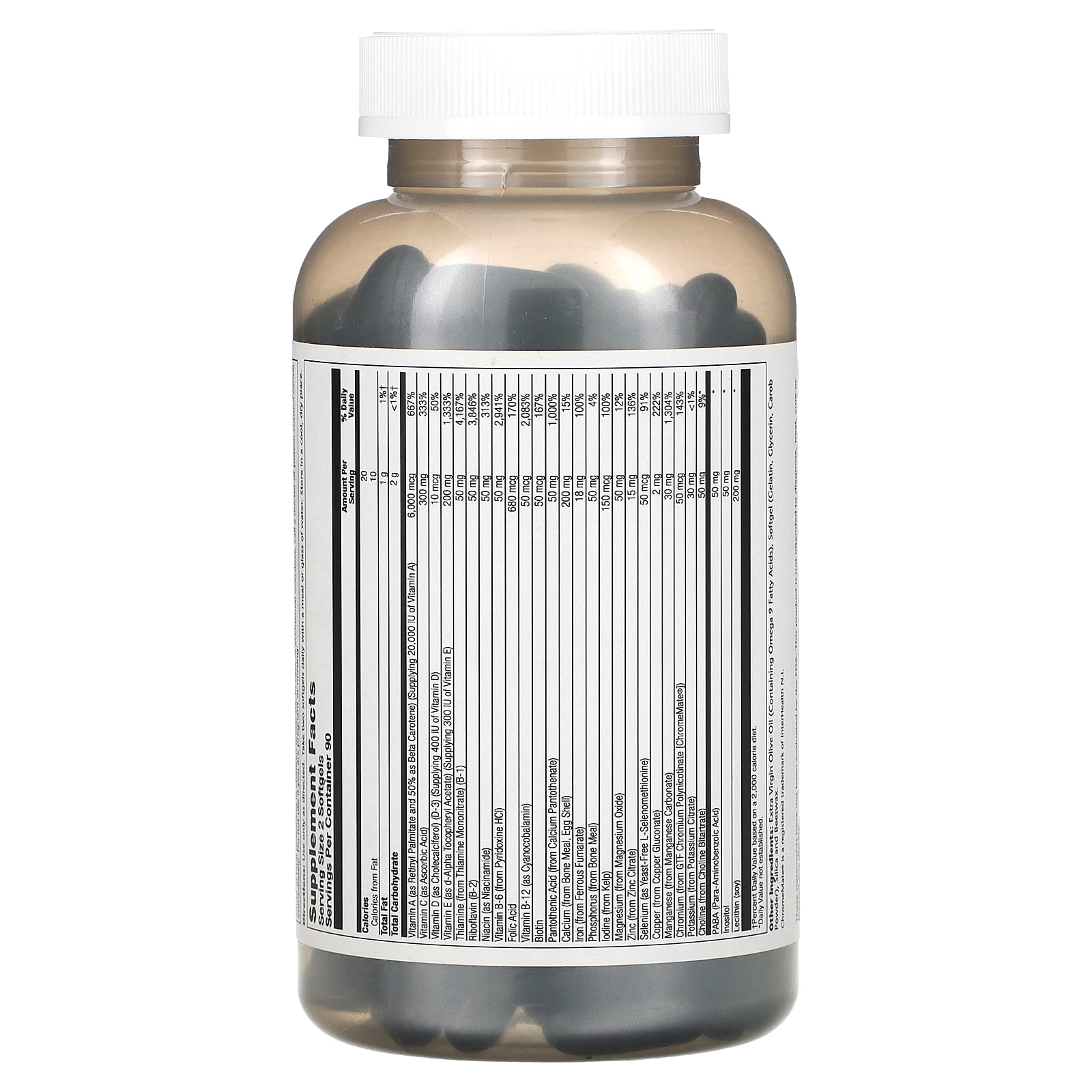 Solaray Provide Multi-Vita-Min Softgels, 180 Ct