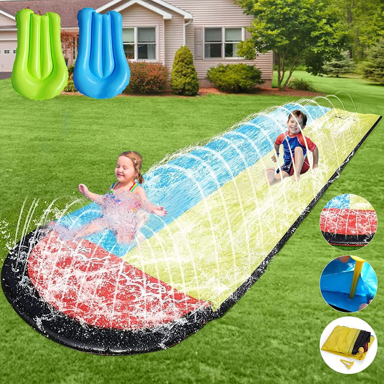 Intera Water Slides for Kids Backyard 15.75ft Slip Australia Ubuy
