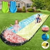 Intera Water Slides for Kids Backyard - 15.75ft Slip and Slide for Kids Water Slide,Outdoor Water Toys for Kids Slide,Inflatable Water Slide for Big Kids and Adults