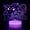 Color2, variant on Anime LED Desk Lamp with 16 Color Changing Lights, Acrylic Display Lamp, Remote Control Mood Light, Modern Bedroom Decor, Gaming Room Decoration