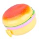 thumbnail image 1 of Fiambrera Bento de hamburguesa de plástico doble, almacenamiento de contenedores de alimentos con tenedor, fiambrera aislante, contenedor Bento, 1 of 5